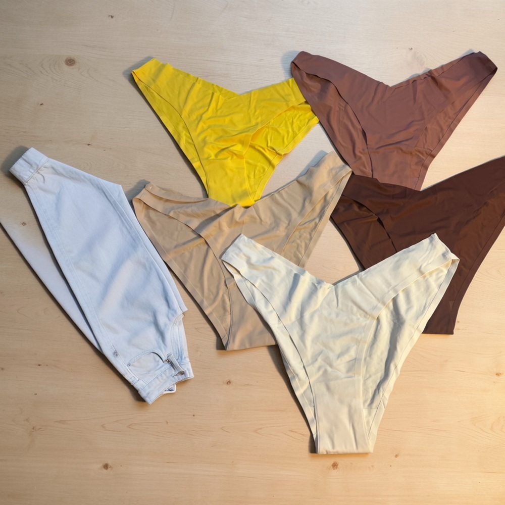 ASIMOON High Waist Bikini Underwear – Women’s Seamless Lace No-Show Panties